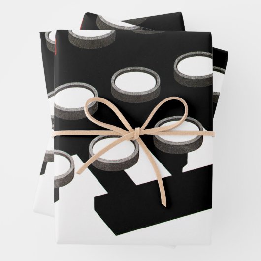 ヴィンテージ古いタイプライターファッションドキーボード ラッピングペーパーシート (インサイチュ)