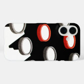 ヴィンテージ古いタイプライターファッションドキーボード Case-Mate iPhoneケース (裏面 (横))