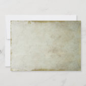 ヴィンテージ古いビーチ結婚式招待状 招待状 (裏面)