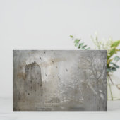 ヴィンテージ古い城スクラップブックの切り離し紙 (スタンド正面)