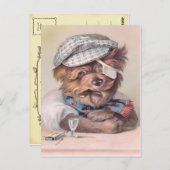 ヴィンテージ古い塩辛い犬はがき ポストカード (正面/裏面)