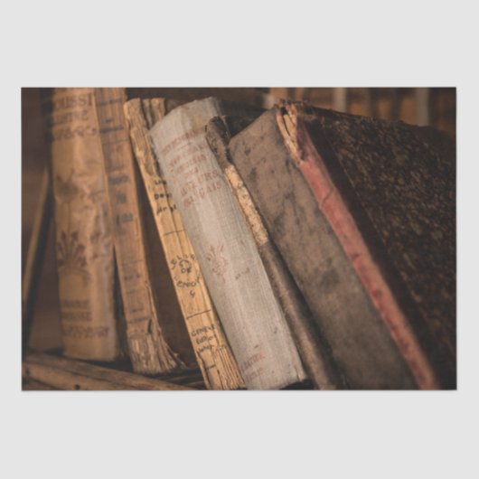 ヴィンテージ古い帳簿の切り離しティッシュペーパー 薄葉紙 (正面)