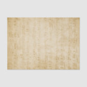 ヴィンテージ古代アンティークシート音楽ティッシュペーパー 薄葉紙 (正面)