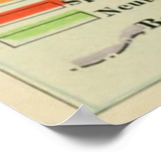 ヴィンテージ古代ギリシャの地図(1904年) ポスター (角)