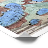 ヴィンテージ古代中国の美術 ポスター (角)