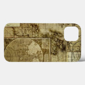 ヴィンテージ古地図 アンティークマップ Case-Mate iPhoneケース (裏面 (横))