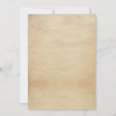 ヴィンテージ古新聞の写真卒業 案内状 (裏面)