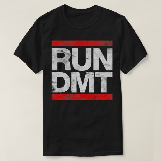ヴィンテージ古走校DMT 90sスタイルパーティープルラブ Tシャツ (デザイン正面)