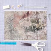 ヴィンテージ古車 薄葉紙 (クラフト)