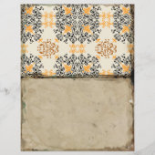 ヴィンテージ可愛いキッドハロウィーンジャンクジャーナルページ (裏面)