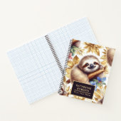 ヴィンテージ可愛いスパッパターン ノートブック (内部)