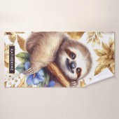 ヴィンテージ可愛いスパッパターン バスタオル (バスタオル)