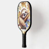 ヴィンテージ可愛いスパッパターン ピックルボールラケット (左)
