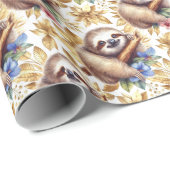 ヴィンテージ可愛いスパッパターン ラッピングペーパー (ロールコーナー)