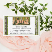 ヴィンテージ可愛いバニー子供囲いカード エンクロージャーカード