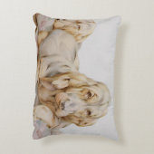 ヴィンテージ可愛いブラッドハウンド、EJ Detmoldによる子犬 アクセントクッション (裏面(縦))