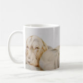 ヴィンテージ可愛いブラッドハウンド、EJ Detmoldによる子犬 コーヒーマグカップ (左)