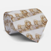 ヴィンテージ可愛いブラッドハウンド、EJ Detmoldによる子犬 ネクタイ (ロール)