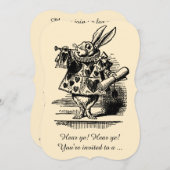 ヴィンテージ可愛い性別が赤ちゃんシャワーパーティーを明かす 招待状 (正面/裏面)