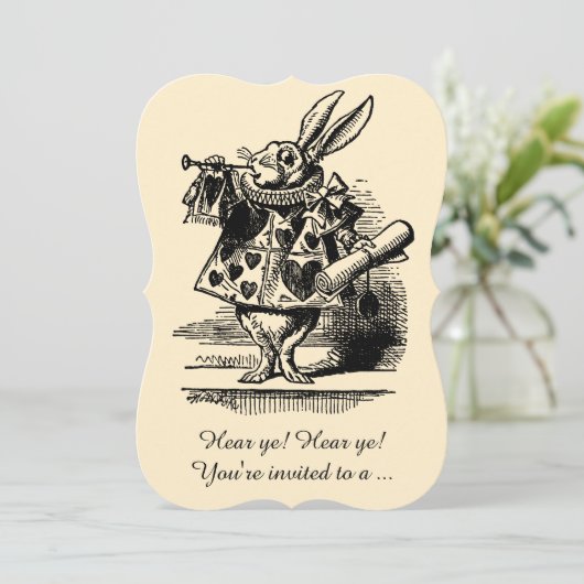 ヴィンテージ可愛い性別が赤ちゃんシャワーパーティーを明かす 招待状 (スタンド正面)