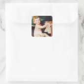 ヴィンテージ可愛い遊幼児とドレスザー スクエアシール (バッグ)