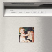 ヴィンテージ可愛い遊幼児とドレスザー マグネット (インサイチュ (食洗機))