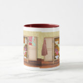 ヴィンテージ台所戸棚マグ マグカップ (中央)