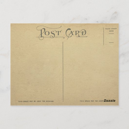 ヴィンテージ台所用品イラストレーション ポストカード (裏面)