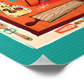 ヴィンテージ台所用品カレンダー ポスター (角)