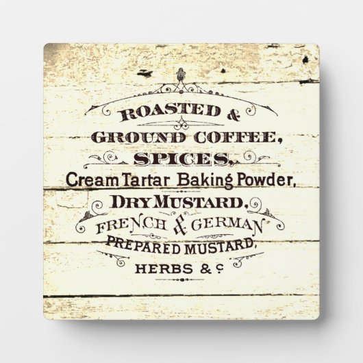 ヴィンテージ台 フォトプラーク (正面)