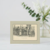 ヴィンテージ史ジプシーとクマ ポストカード (スタンド正面)