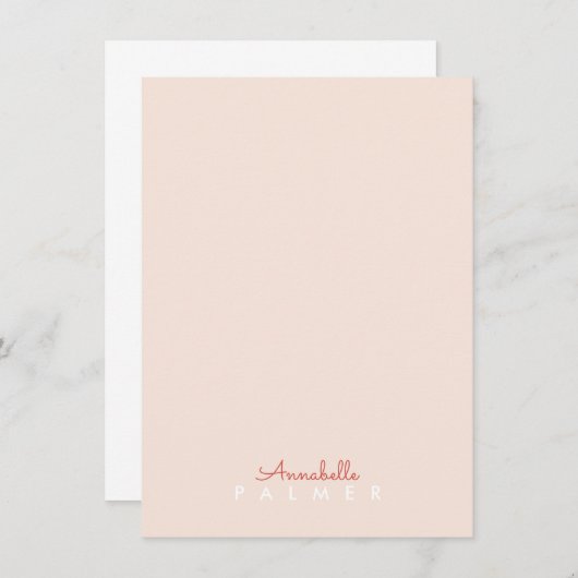 ヴィンテージ名ひな形 招待状 (正面/裏面)