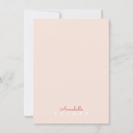 ヴィンテージ名ひな形 招待状 (正面)