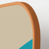 ヴィンテージ名を付けたストライピングを越えた砂漠の虹 ピックルボールラケット (左詳細)