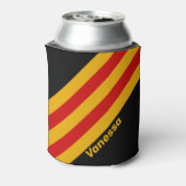 ヴィンテージ名ストライプ付き首都市 缶クーラー (缶裏面)