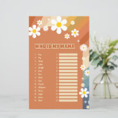 ヴィンテージ名ベビー動物ベビーシャワーゲーム (スタンド正面)