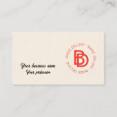 ヴィンテージ名刺 名刺 (正面)