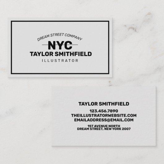 ヴィンテージ名刺 名刺 (正面/裏面)