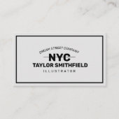 ヴィンテージ名刺 名刺 (正面)