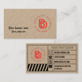 ヴィンテージ名刺 名刺 (正面/裏面)