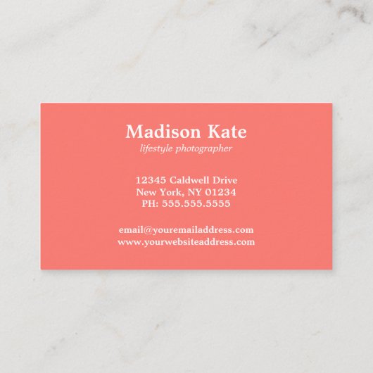 ヴィンテージ名刺 名刺 (裏面)