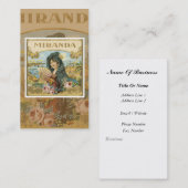 ヴィンテージ名刺 名刺 (正面/裏面)