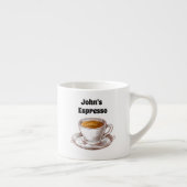 ヴィンテージ名前をカスタムするかわいい小さなエスプレッソ エスプレッソカップ (右)