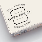 ヴィンテージ名標語ベーカリー セルフインキングスタンプ