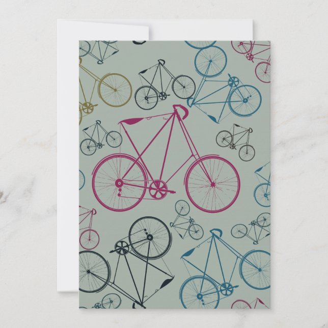 ヴィンテージ向け自転車パターンギフト (正面)