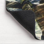 ヴィンテージ吹雪に従事する電気工事士 マウスパッド (コーナー)