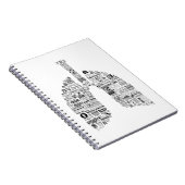 ヴィンテージ呼吸器治療肺芸術 ノートブック (右側)