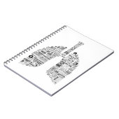 ヴィンテージ呼吸器治療肺芸術 ノートブック (左側)