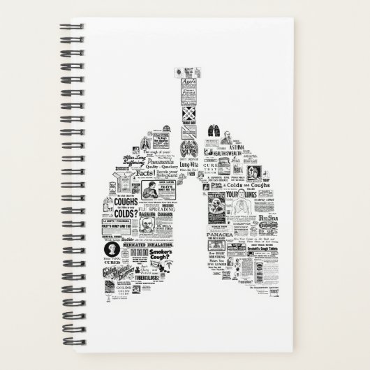 ヴィンテージ呼吸器治療 – 肺科医の才能 プランナー手帳 (正面)