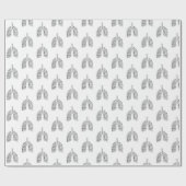 ヴィンテージ呼吸器療法 – 呼吸器科医の贈り物 ラッピングペーパー (フラット)